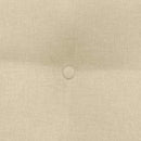 Rygpude Creme 45 x 24 x 50 cm Stof