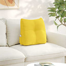 Rygpude Lys Gul 45 x 24 x 50 cm Stof
