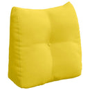 Rygpude Lys Gul 45 x 24 x 50 cm Stof