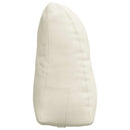 Rygpude Creme 45 x 24 x 50 cm Fløjl