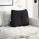 Rygpude Sort 60 x 24 x 50 cm Stof