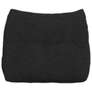 Rygpude Sort 60 x 24 x 50 cm Stof