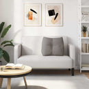Rygpude Gråbrun 60 x 24 x 50 cm Stof
