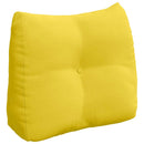 Rygpude Lys Gul 60 x 24 x 50 cm Stof