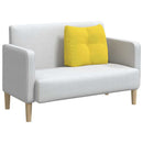 Rygpude Lys Gul 60 x 24 x 50 cm Stof