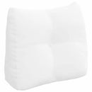 Rygpude Hvid 60 x 24 x 50 cm Stof