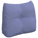 Rygpude Jeans blå 60 x 24 x 50 cm Stof