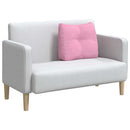 Rygpude Lyserød 60 x 24 x 50 cm Stof