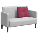 Rygpude Vinrød 60 x 24 x 50 cm Fløjl