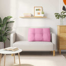 Rygpude Lyserød 80 x 24 x 50 cm Stof