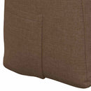 Rygpude Brun 100 x 24 x 50 cm Stof