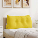 Rygpude Lys Gul 100 x 24 x 50 cm Stof