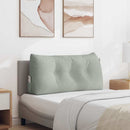 Rygpude Lysegrå 100 x 24 x 50 cm Fløjl