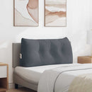 Rygpude Mørkegrå 100 x 24 x 50 cm Fløjl