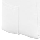 Rygpude Hvid 120 x 24 x 50 cm Stof