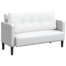 Rygpude Hvid 120 x 24 x 50 cm Stof