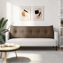 Rygpude Brun 160 x 24 x 50 cm Stof