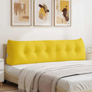 Rygpude Lys Gul 180 x 24 x 50 cm Stof