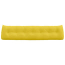 Rygpude Lys Gul 200 x 24 x 50 cm Stof