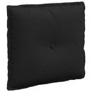 Rygpude Sort 50 x 19 x 45 cm Stof