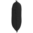 Rygpude Sort 50 x 19 x 45 cm Stof