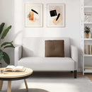 Rygpude Brun 50 x 19 x 45 cm Stof