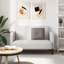 Rygpude Gråbrun 50 x 19 x 45 cm Stof