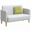 Rygpude Lys grøn 50 x 19 x 45 cm Stof