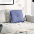 Rygpude Jeans blå 50 x 19 x 45 cm Stof