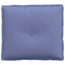 Rygpude Jeans blå 50 x 19 x 45 cm Stof