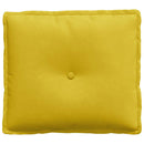 Rygpude Gul 50 x 45 cm Velourstof
