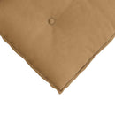 Rygpude Brun 50 x 45 cm Velourstof