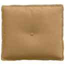 Rygpude Brun 50 x 45 cm Velourstof