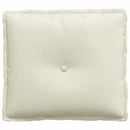 Rygpude Creme 50 x 45 cm Velourstof