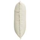 Rygpude Creme 50 x 45 cm Velourstof