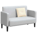 Rygpude Creme 50 x 45 cm Velourstof