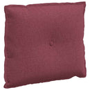 Rygpude Vinrød 60 x 19 x 50 cm Stof