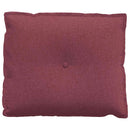 Rygpude Vinrød 60 x 19 x 50 cm Stof