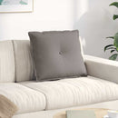 Rygpude Gråbrun 60 x 19 x 50 cm Stof