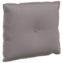 Rygpude Gråbrun 60 x 19 x 50 cm Stof