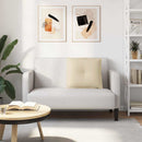 Rygpude Creme 60 x 19 x 50 cm Stof