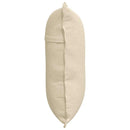 Rygpude Creme 60 x 19 x 50 cm Stof