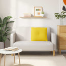 Rygpude Lys Gul 60 x 19 x 50 cm Stof