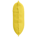 Rygpude Lys Gul 60 x 19 x 50 cm Stof