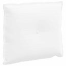 Rygpude Hvid 60 x 19 x 50 cm Stof