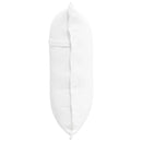Rygpude Hvid 60 x 19 x 50 cm Stof