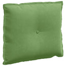 Rygpude Lys grøn 60 x 50 cm Velourstof