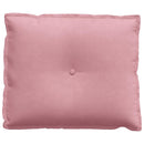 Rygpude Lyserød 60 x 50 cm Velourstof