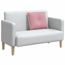 Rygpude Lyserød 60 x 50 cm Velourstof