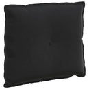 Rygpude Sort 60 x 50 cm Velourstof